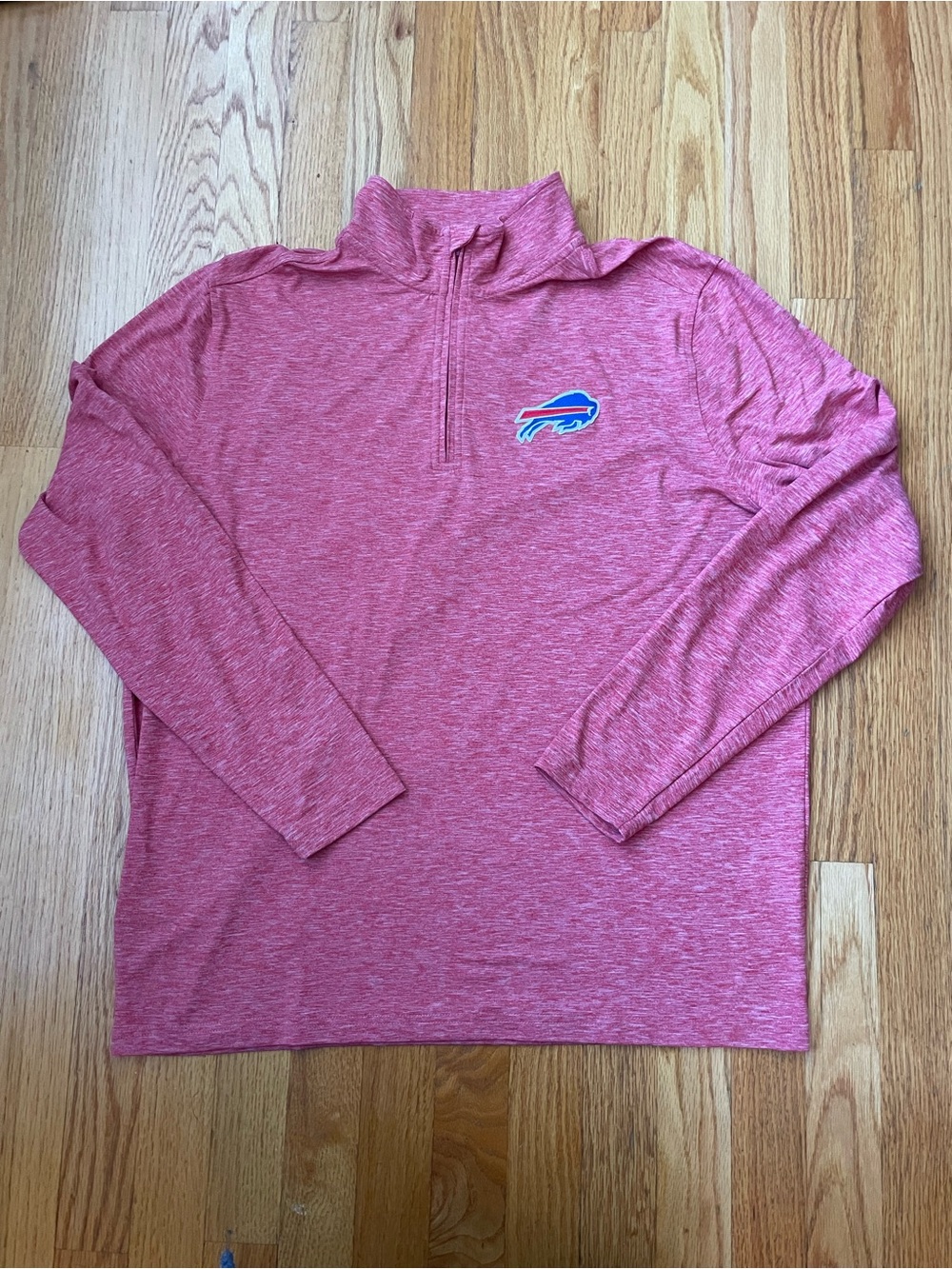 Antigua Buffalo Bills Embroidered Performance Quarter-Zip Pullover